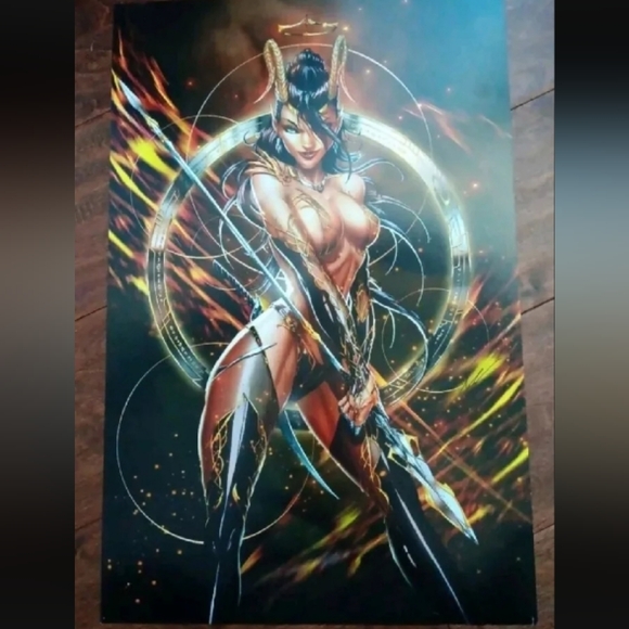 Lilith Spears Sexy 11 X 17 Jamie Tyndall Art Print With COA - Picture 1 of 2